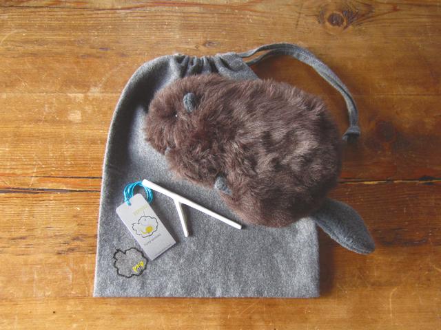 受注制作 >> PEPOSO: furry animals "beaver" ビーバー/ブラウン