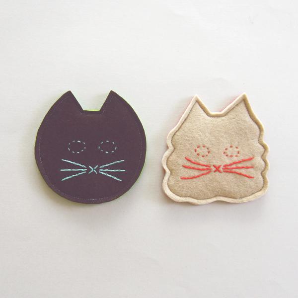 パンケ！ フェルト・コースター [ねこセットH] | 3枚目