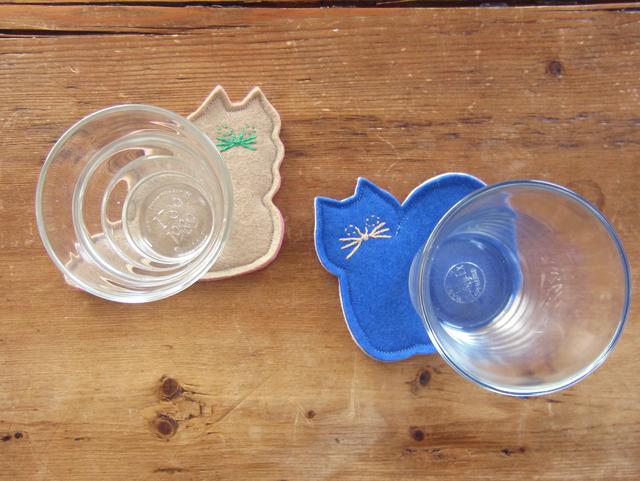 パンケ！ フェルト・コースター [すわりねこセットD] | 5枚目